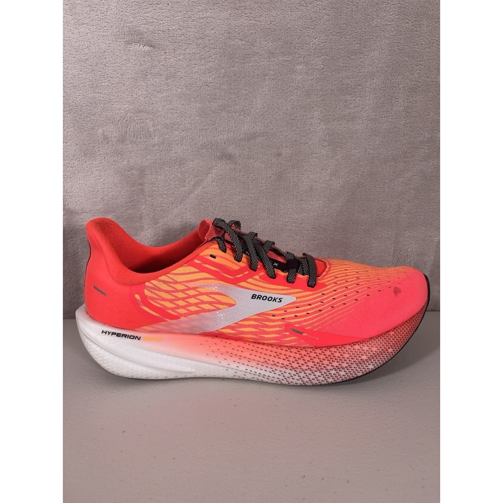 Brooks Hyperion Max Running Shoes Mens 10.5 Fiery Coral Orange Lightweight